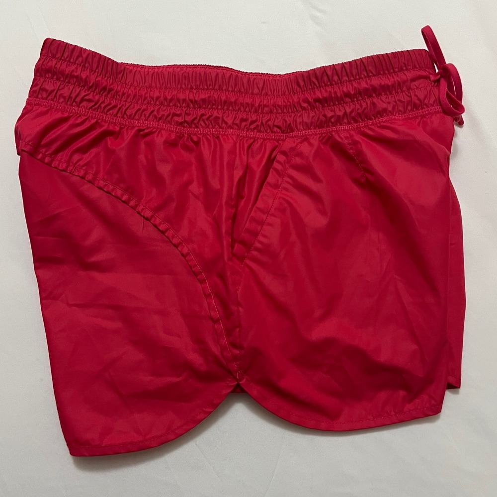 Layer 8 Women Red Quick Dry  Shorts Size M Elastic Waist Drawstring‎ Pockets - Picture 4 of 5